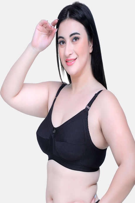Maroon Clothing Single Layered Non Wired Full Coverage Minimiser Bra (Pack of 3) - Multicolor — image 3